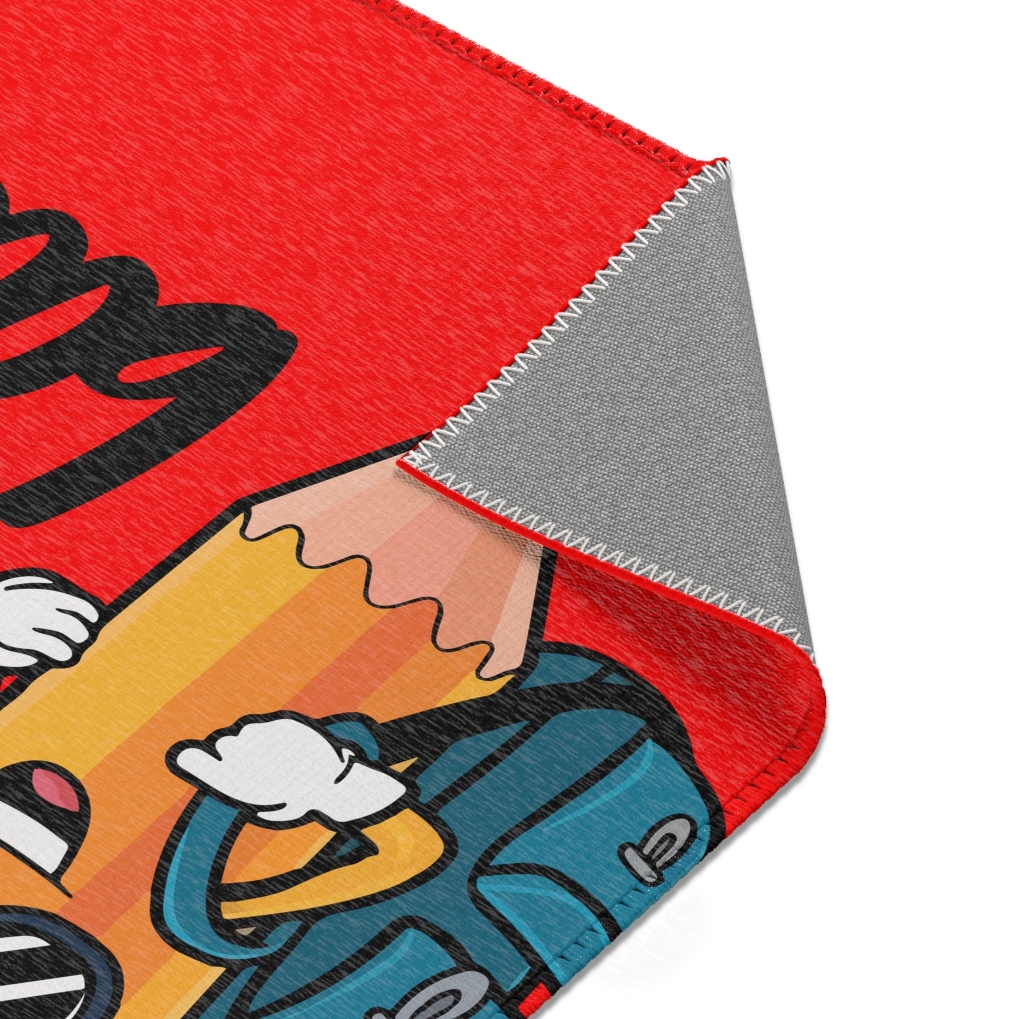 Bruh We Back Pencil Area Rug – Funny Back-to-School Classroom Accent Rug