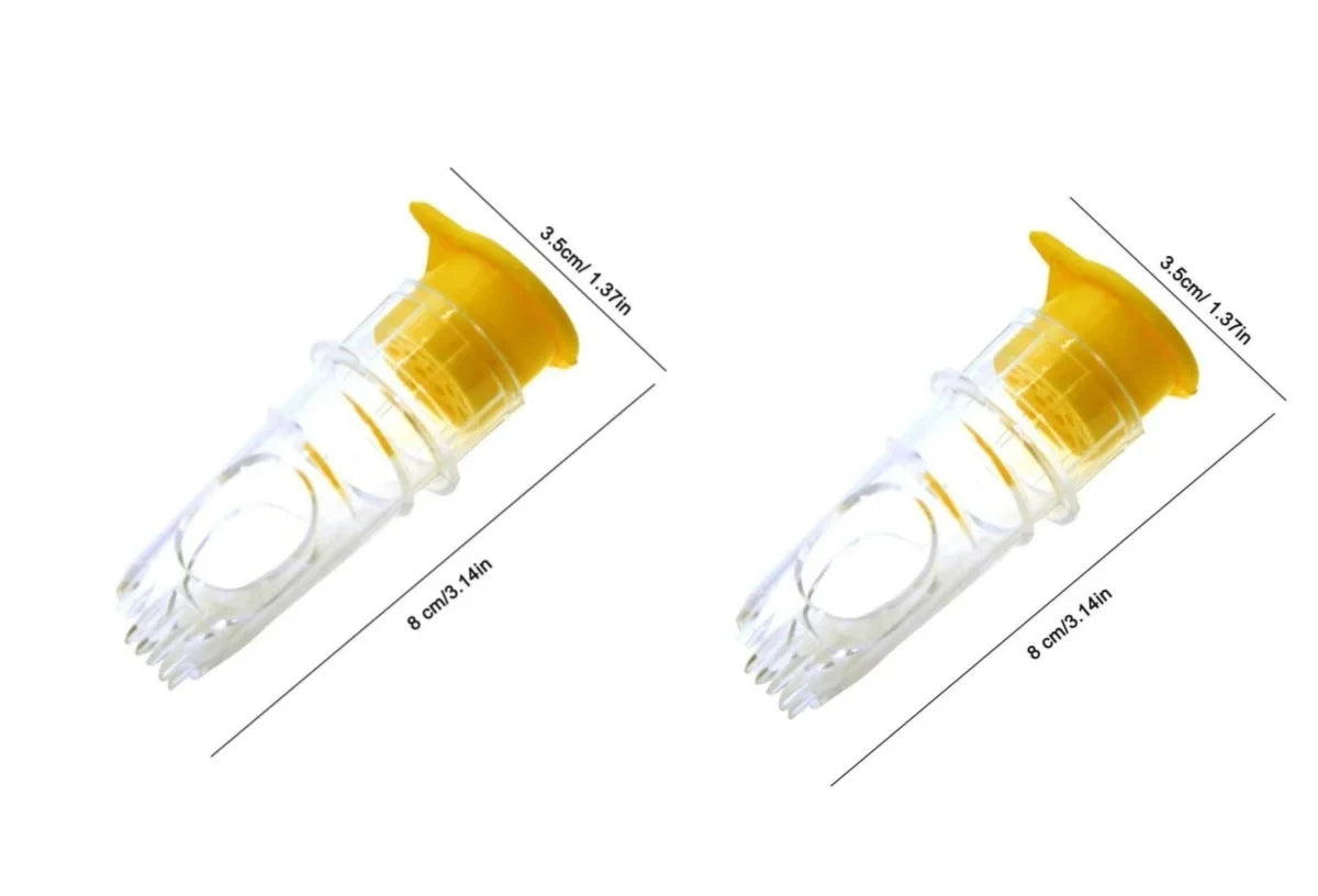 Portable Lemon Juicer Plastic Juicer Washable Manual Juicer with Built-in Filter Suitable for Family Travel